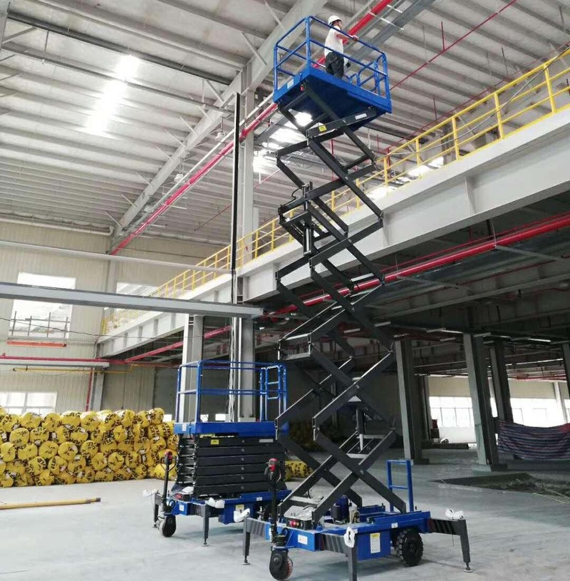 周口助力行走剪叉式高空作业平台